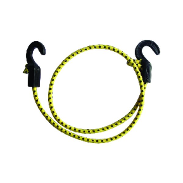 Keeper Zip Cord Yellow Bungee Cord 40 in. L X 0.315 in. 06386
